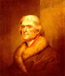 Em 1776, Thomas Jefferson escreveu a Declaração de Independência dos Estados Unidos da América.